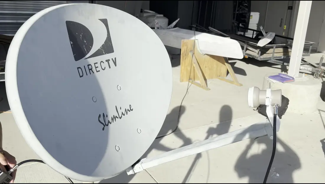 Satellite dish kit