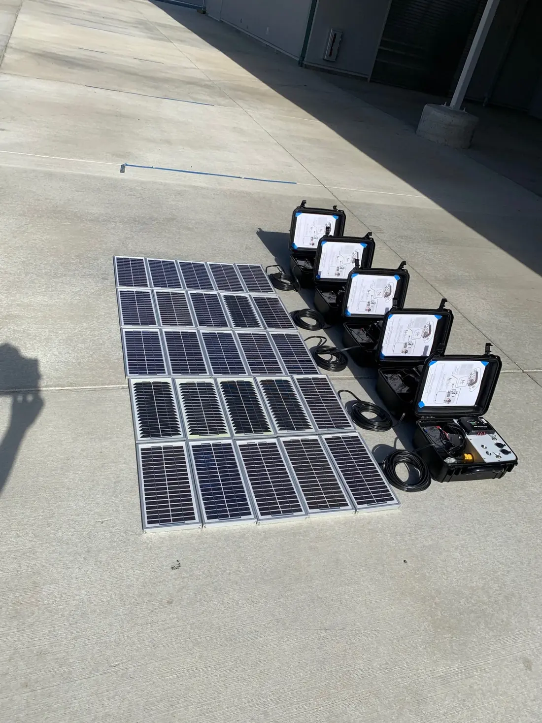 Solar field power